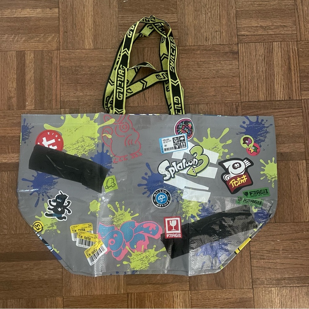 Nintendo Splatoon 3 Splatsville Shopping Bag Reusable Bag